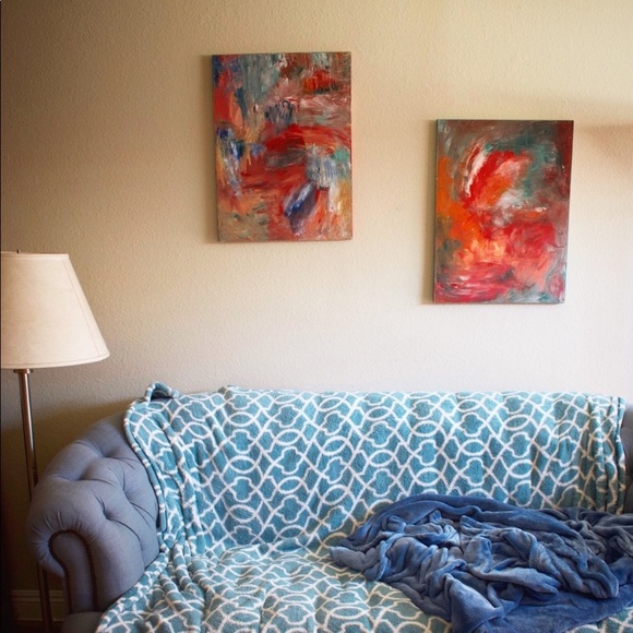 Abstract Canvas Paitning Original Artwork - Picture 2 of 9